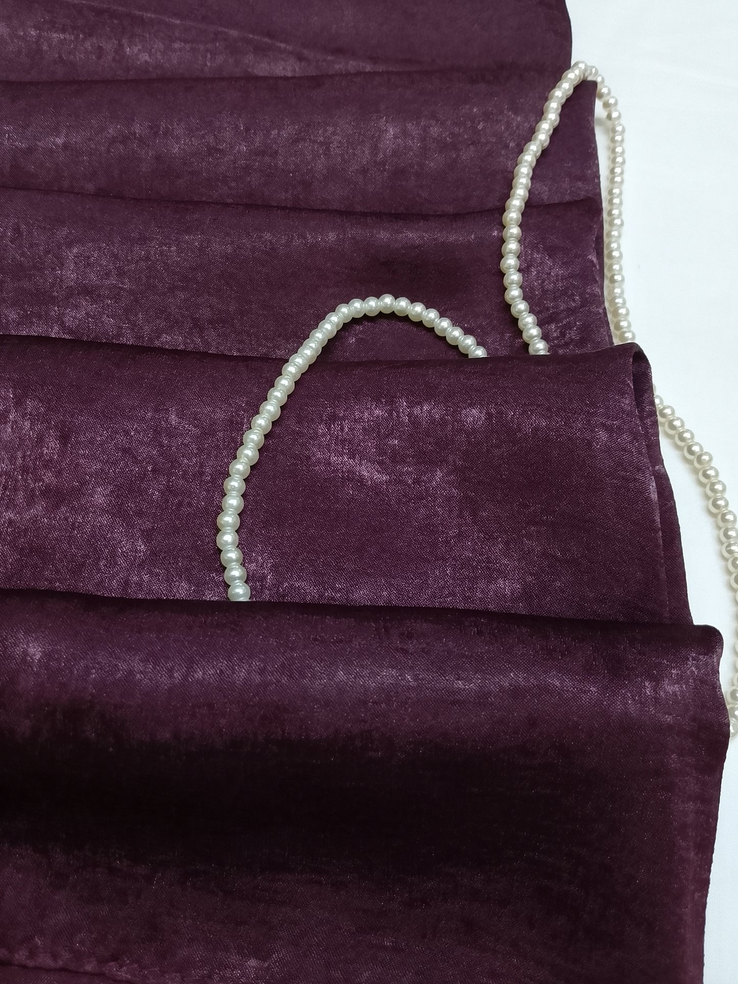 ROYAL PLUM -velvet silk