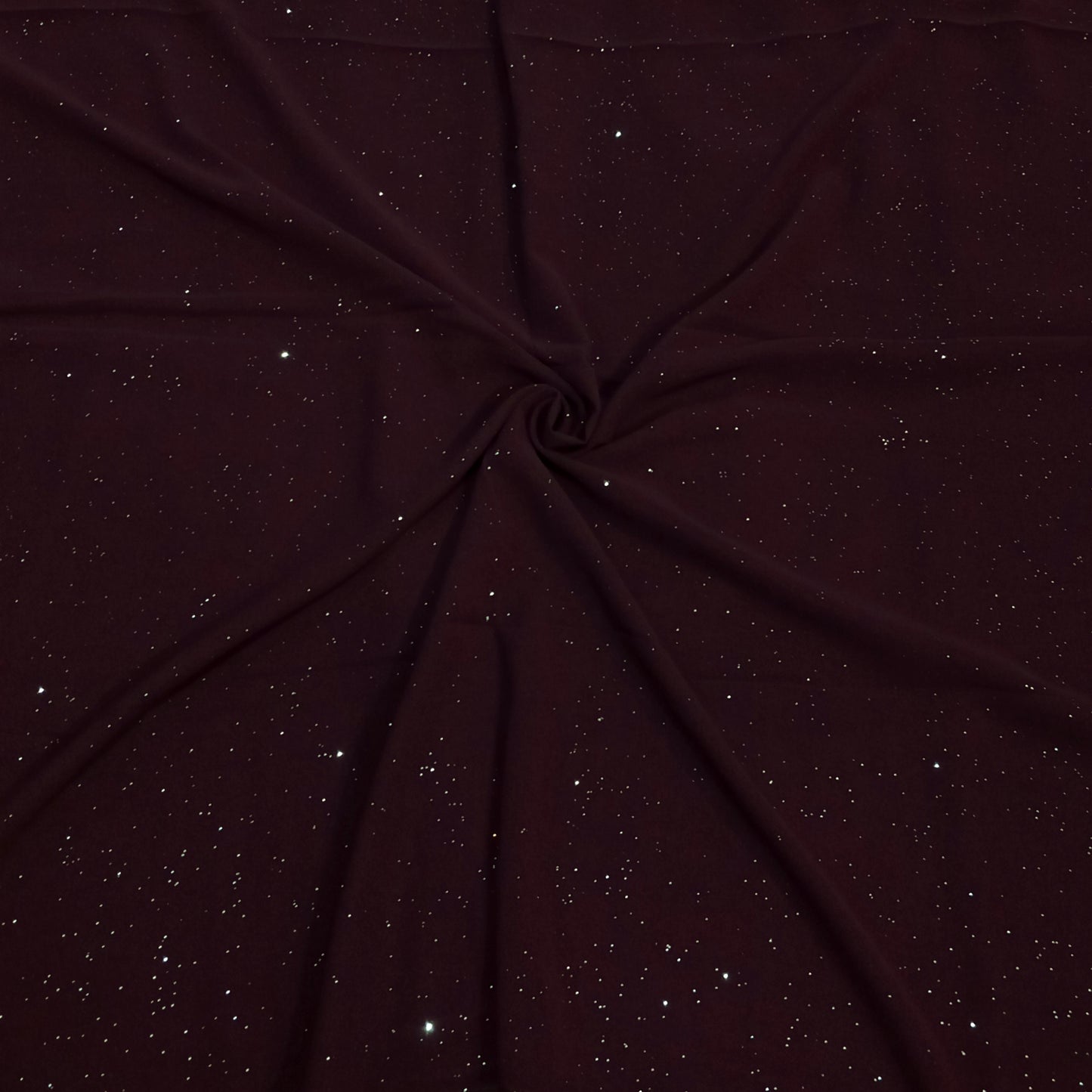 PLUM LUSTER -Glitter georgette