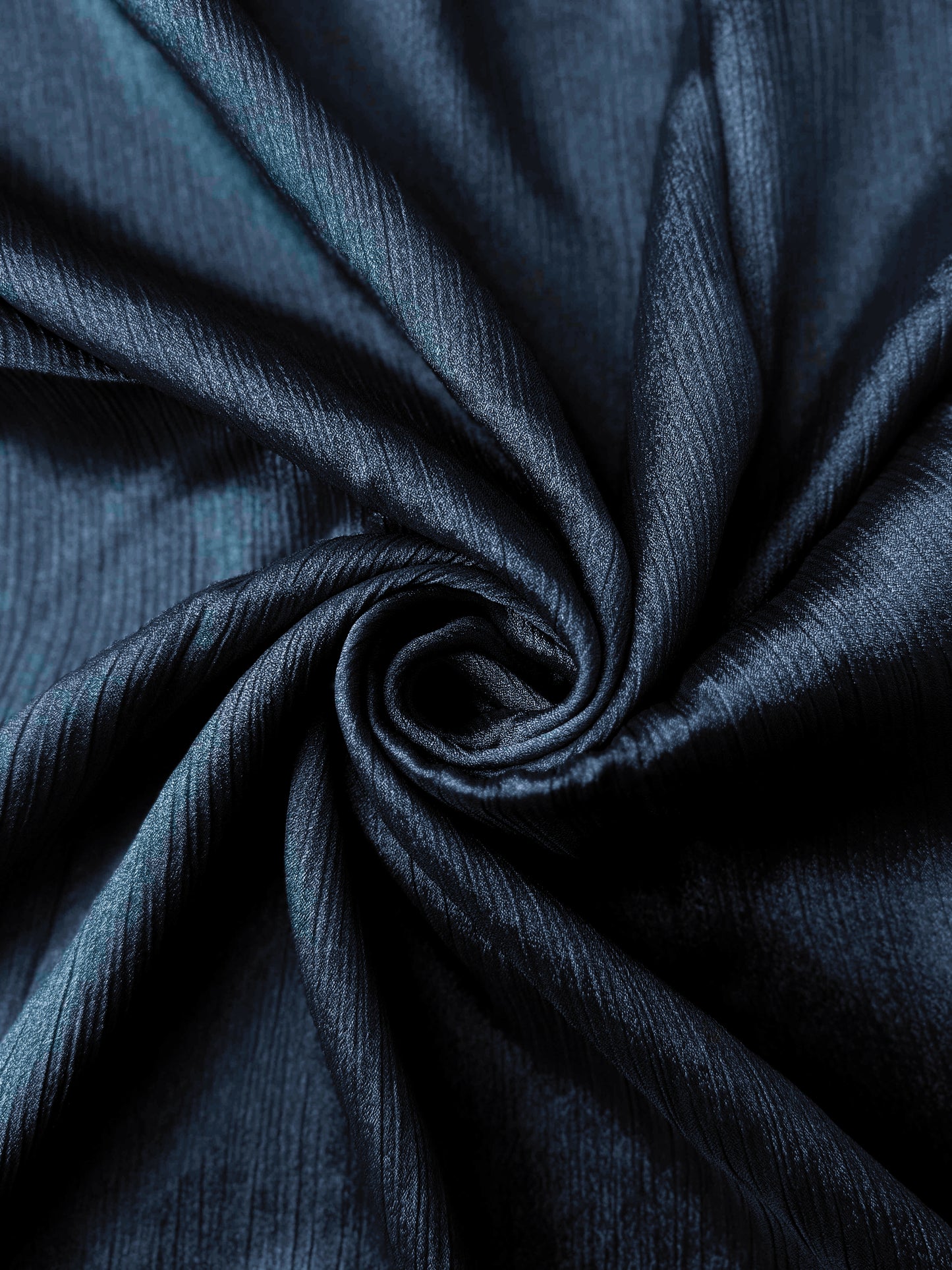 INK BLUE CLASSIC -Crinkle silk