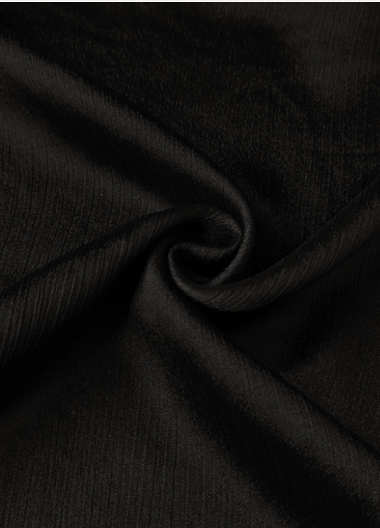 BLACK CLASSIC -Crinkle silk