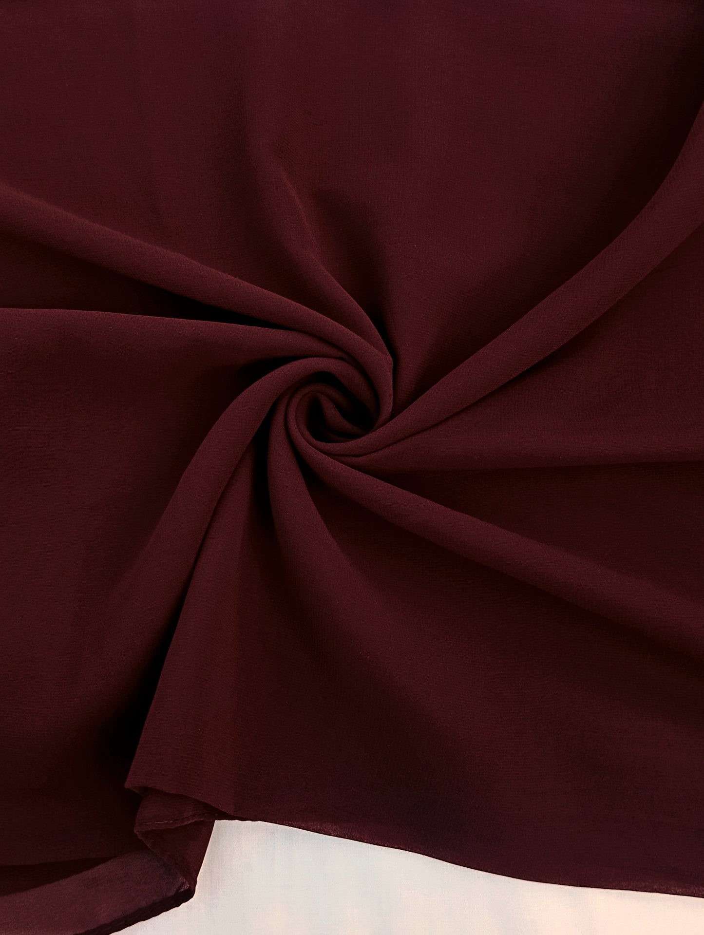 MAROON -chiffon georgette