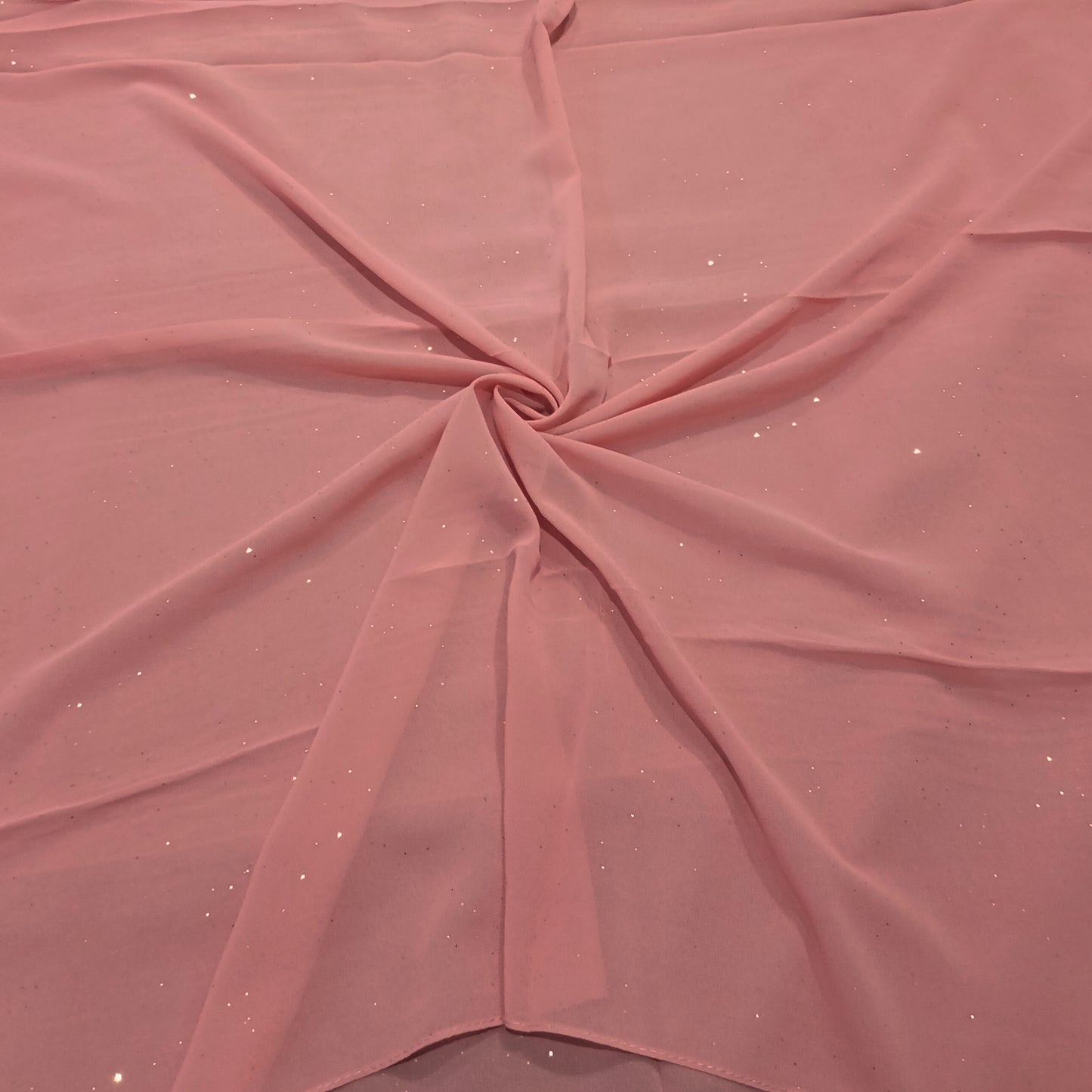 PINK LUSTER -Glitter georgette