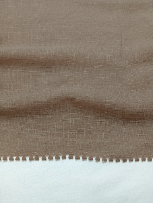 Meadow Taupe -Viscose Lawn