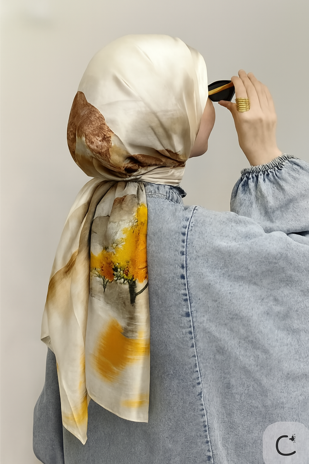 Vogue Printed Satin Silk