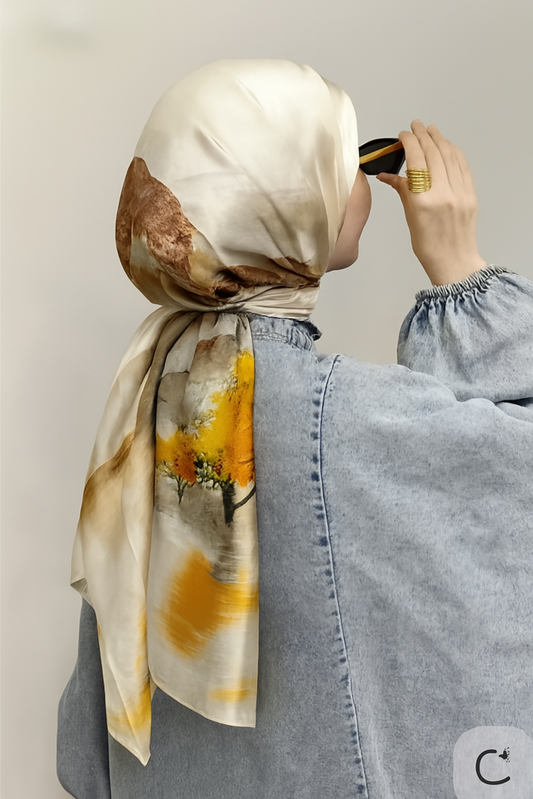 Vogue Printed Satin Silk