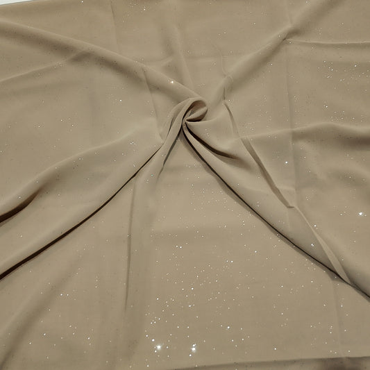 SAND LUSTRE -Gliiter georgette