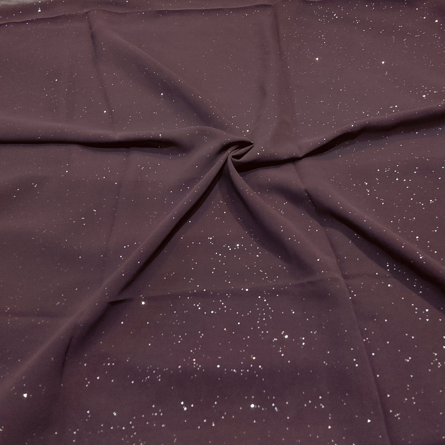 GRAPE LUSTER -Glitter georgette