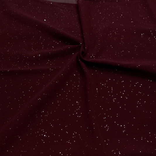 CHERRY LUSTER -Glitter georgette