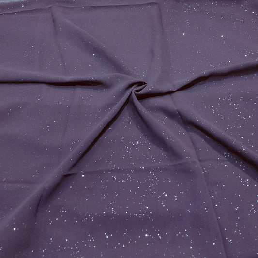 LILAC LUSTER -Glitter georgette