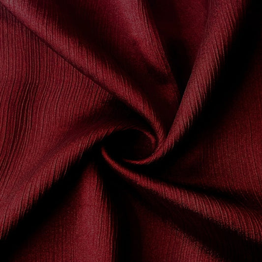 BURGUNDY CLASSIC -Crinkle silk