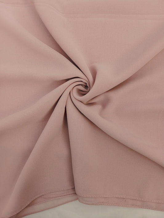 NUDE PINK -chiffon georgette