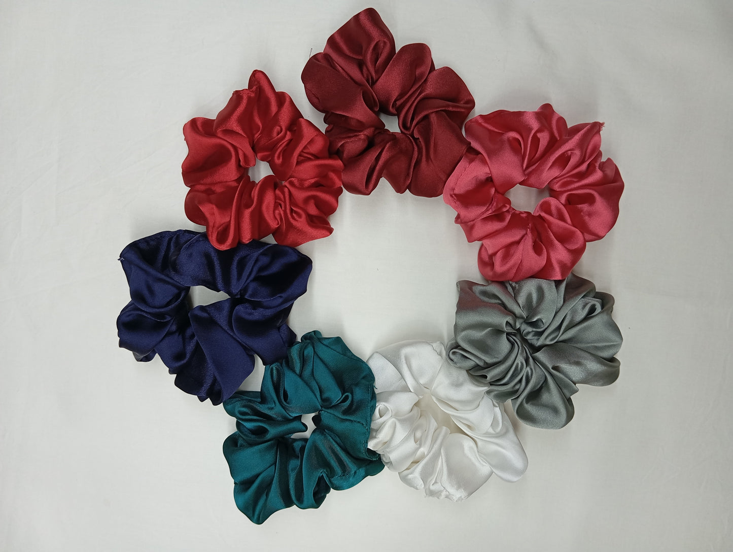 Premium Satin Silk Scrunchies