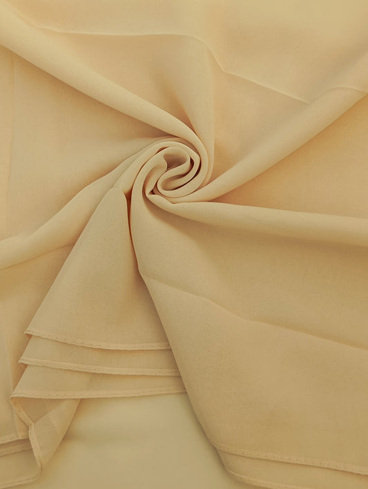 IVORY -chiffon georgette