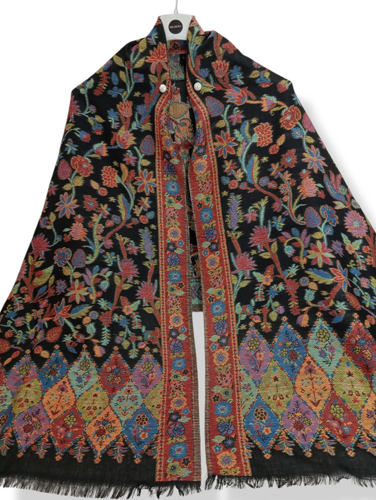RANGREZ -Pashmina Kani Shawl