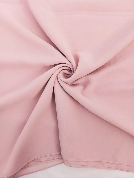 NUDE PINK -chiffon georgette