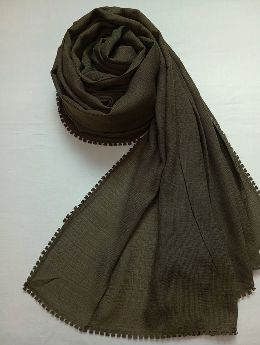 Meadow Olive -Viscose Lawn