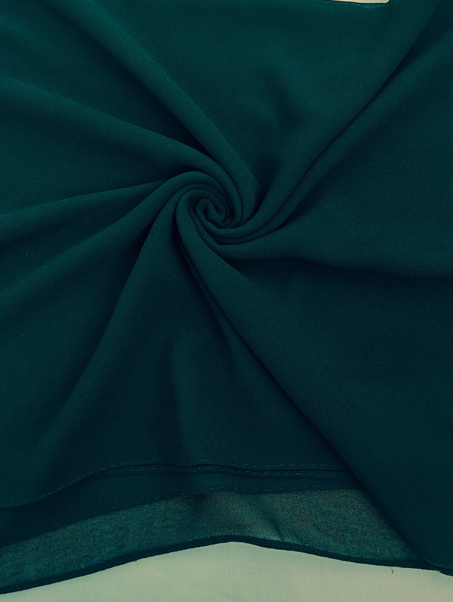 TEAL BLUE -chiffon georgette