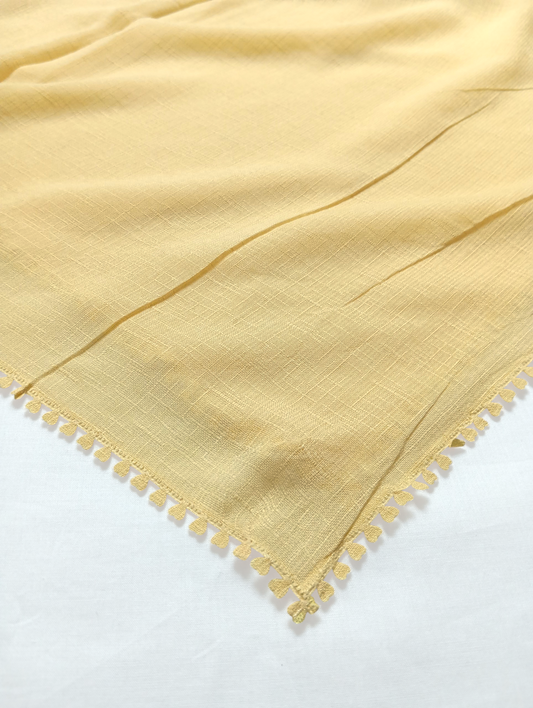 Meadow Lemon -Viscose Lawn
