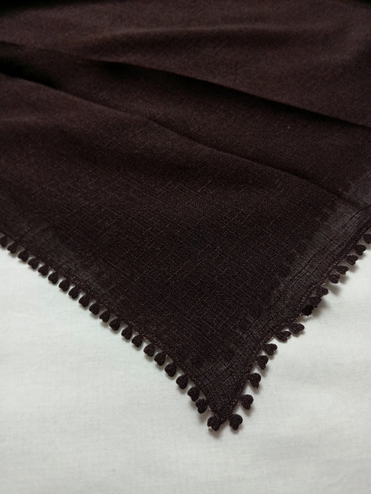 Meadow Cocoa -Viscose Lawn