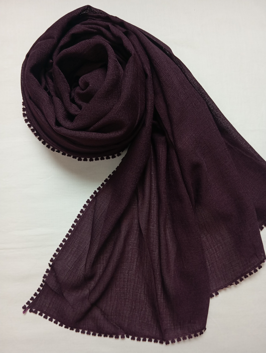 Meadow Plum -Viscose Lawn