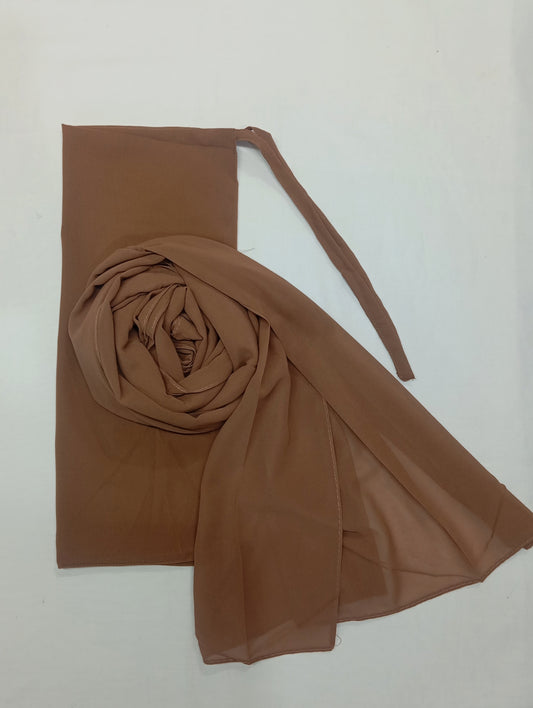 CHESTNUT - Hijab & Niqab set