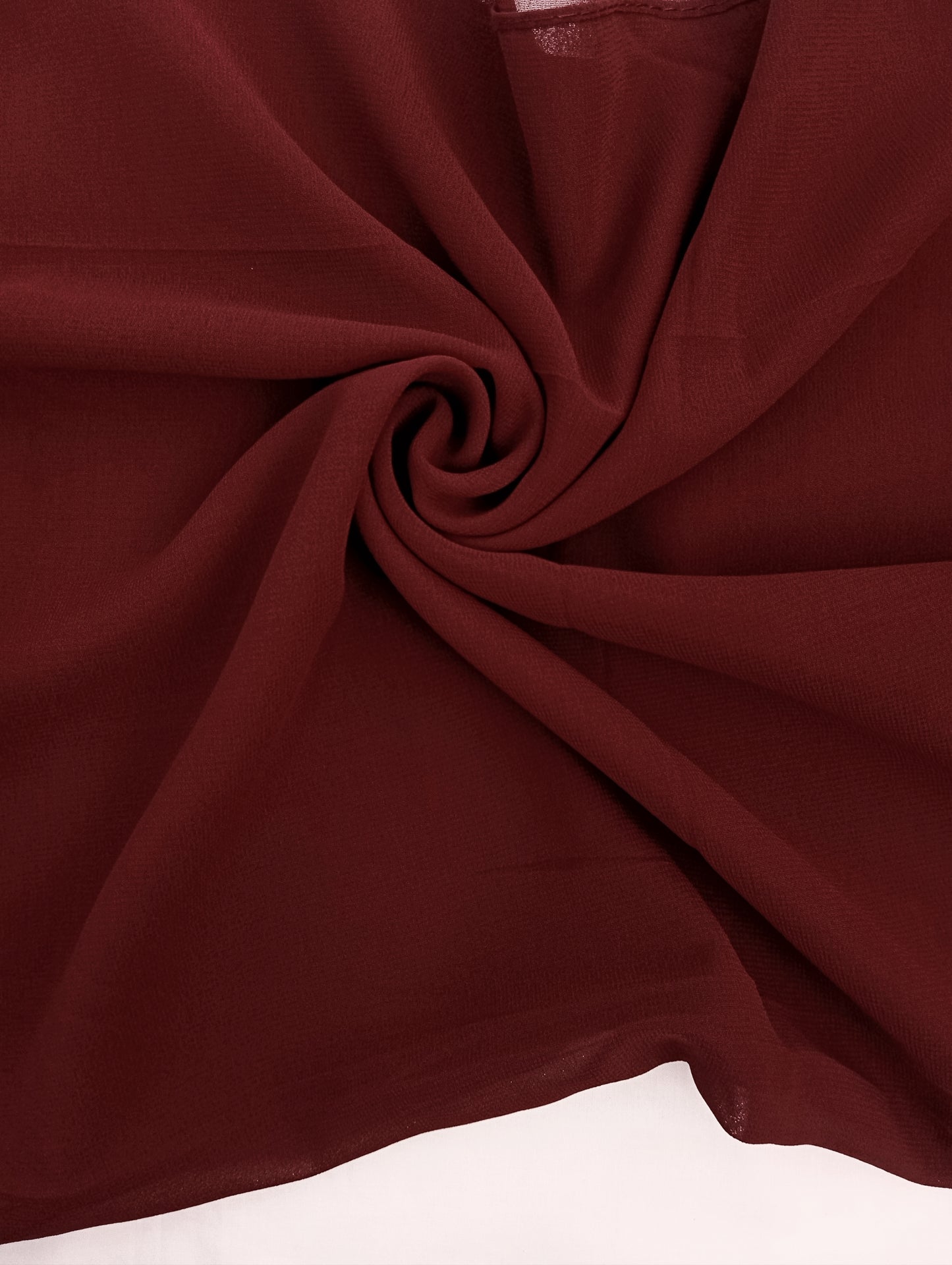BURGUNDY -chiffon georgette