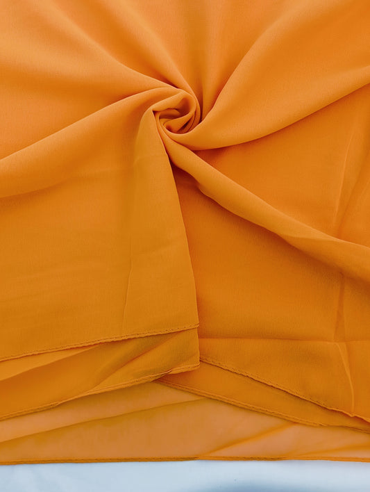 DEEP YELLOW -chiffon georgette