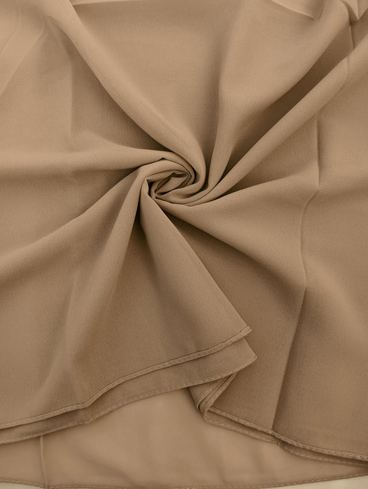 TAN-chiffon georgette