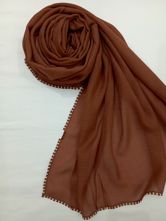 Meadow Cinnamon -Viscose Lawn