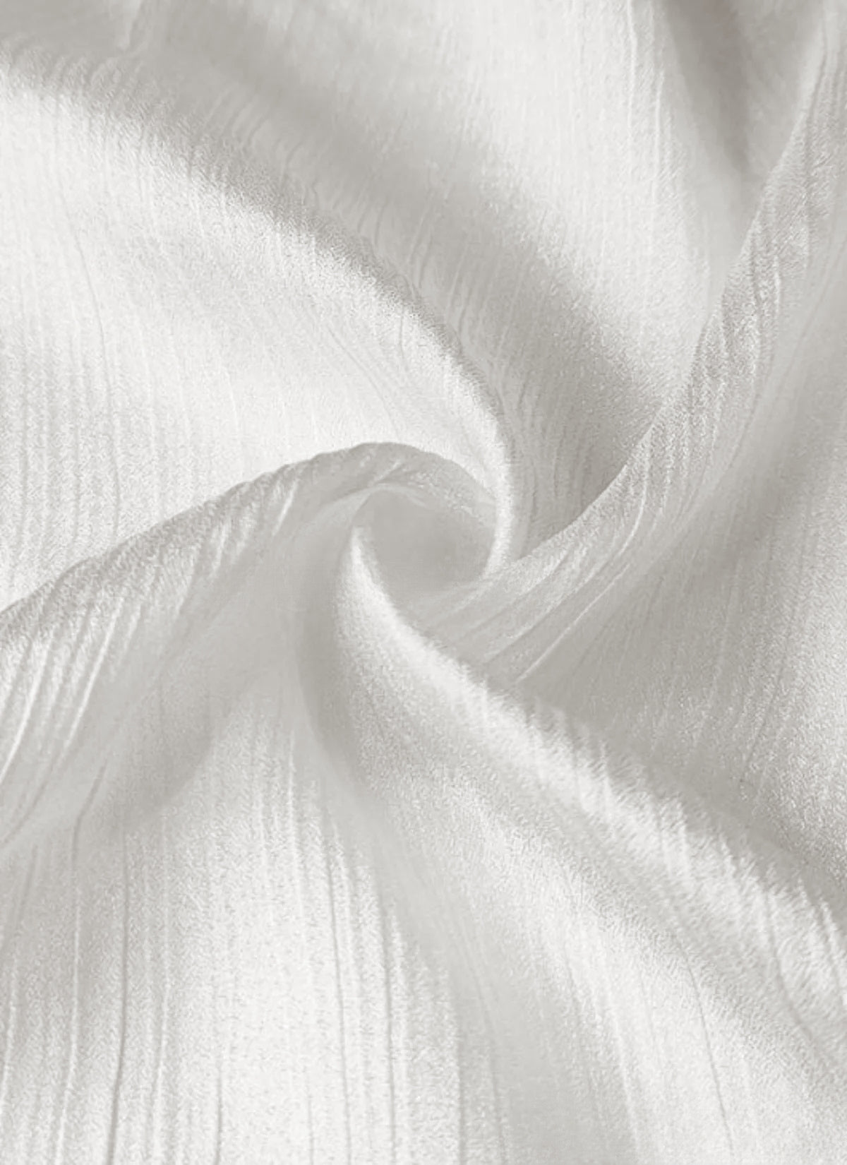 WHITE CLASSIC -Crinkle silk