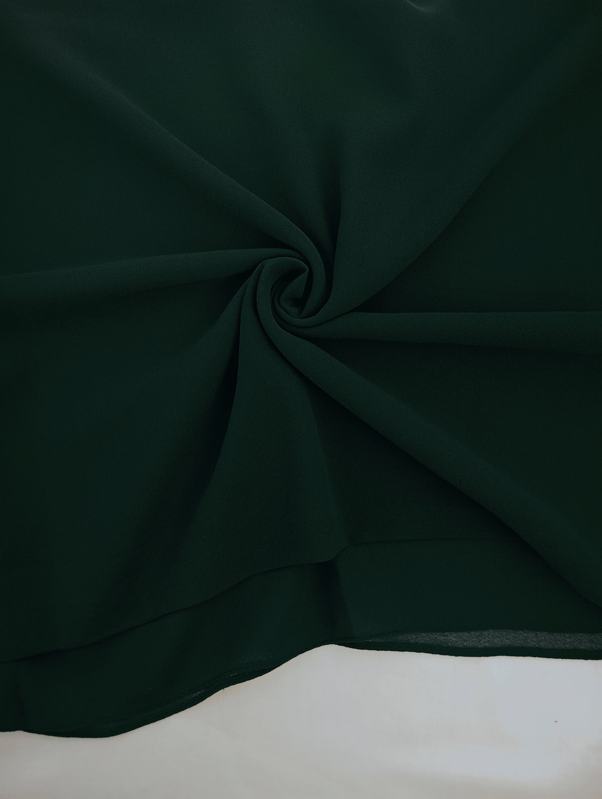 FOREST GREEN -chiffon georgette