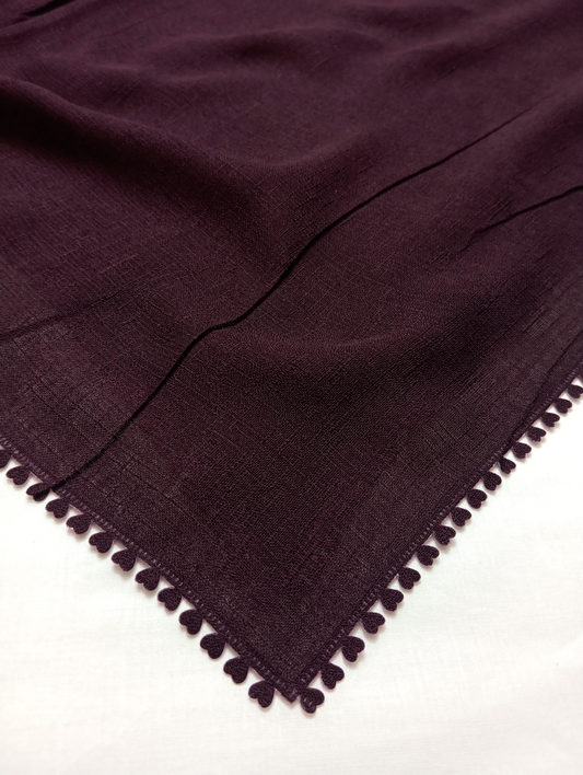 Meadow Plum -Viscose Lawn