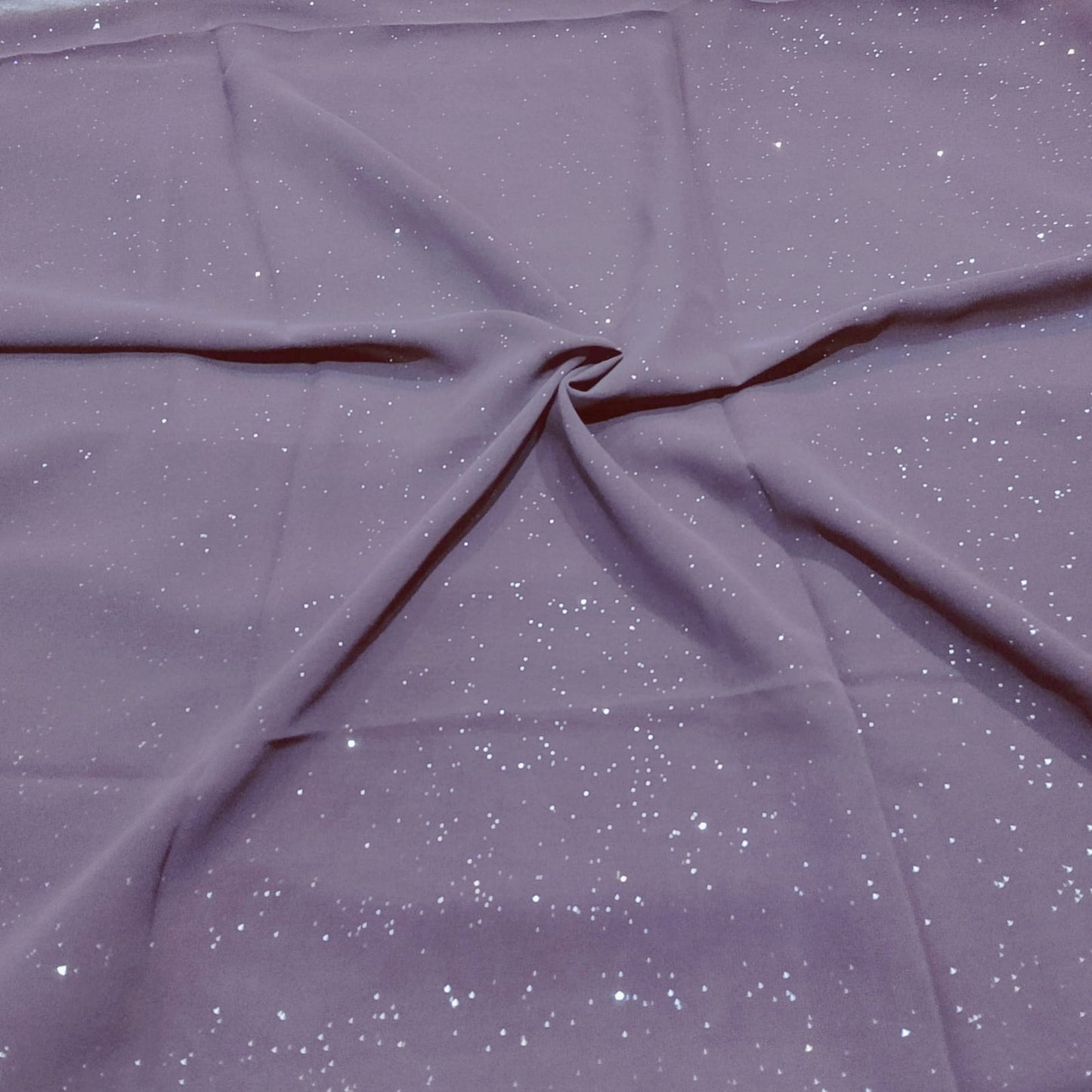LILAC LUSTER -Glitter georgette