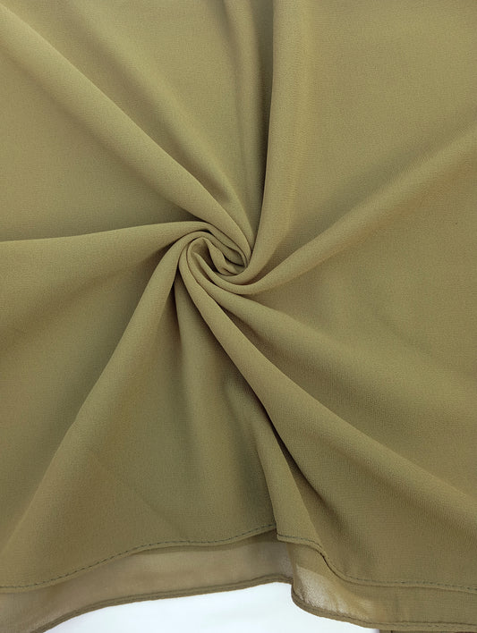 WILLOW GREEN -chiffon georgette