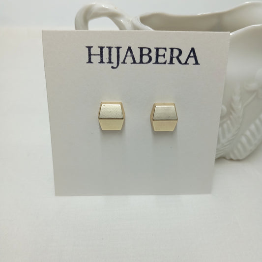Metallic Hexagon Hijab Magnets