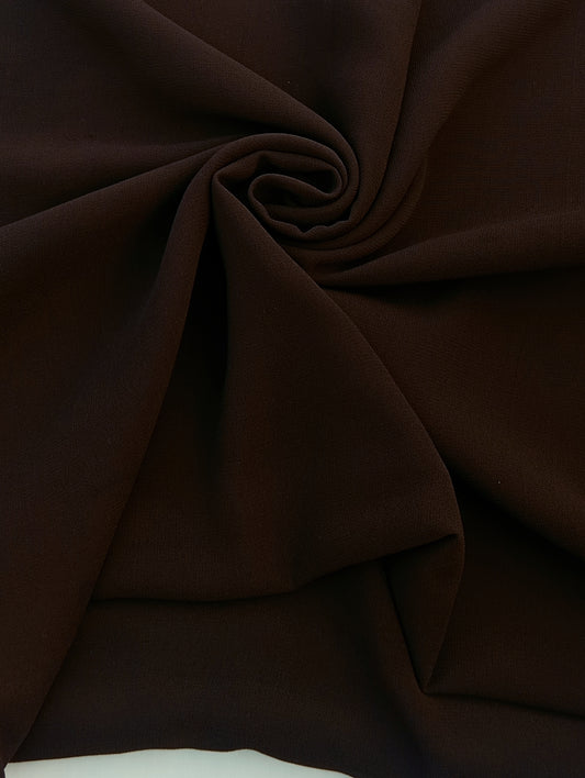 COCOA BROWN -chiffon georgette