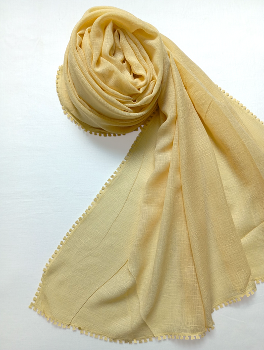 Meadow Lemon -Viscose Lawn