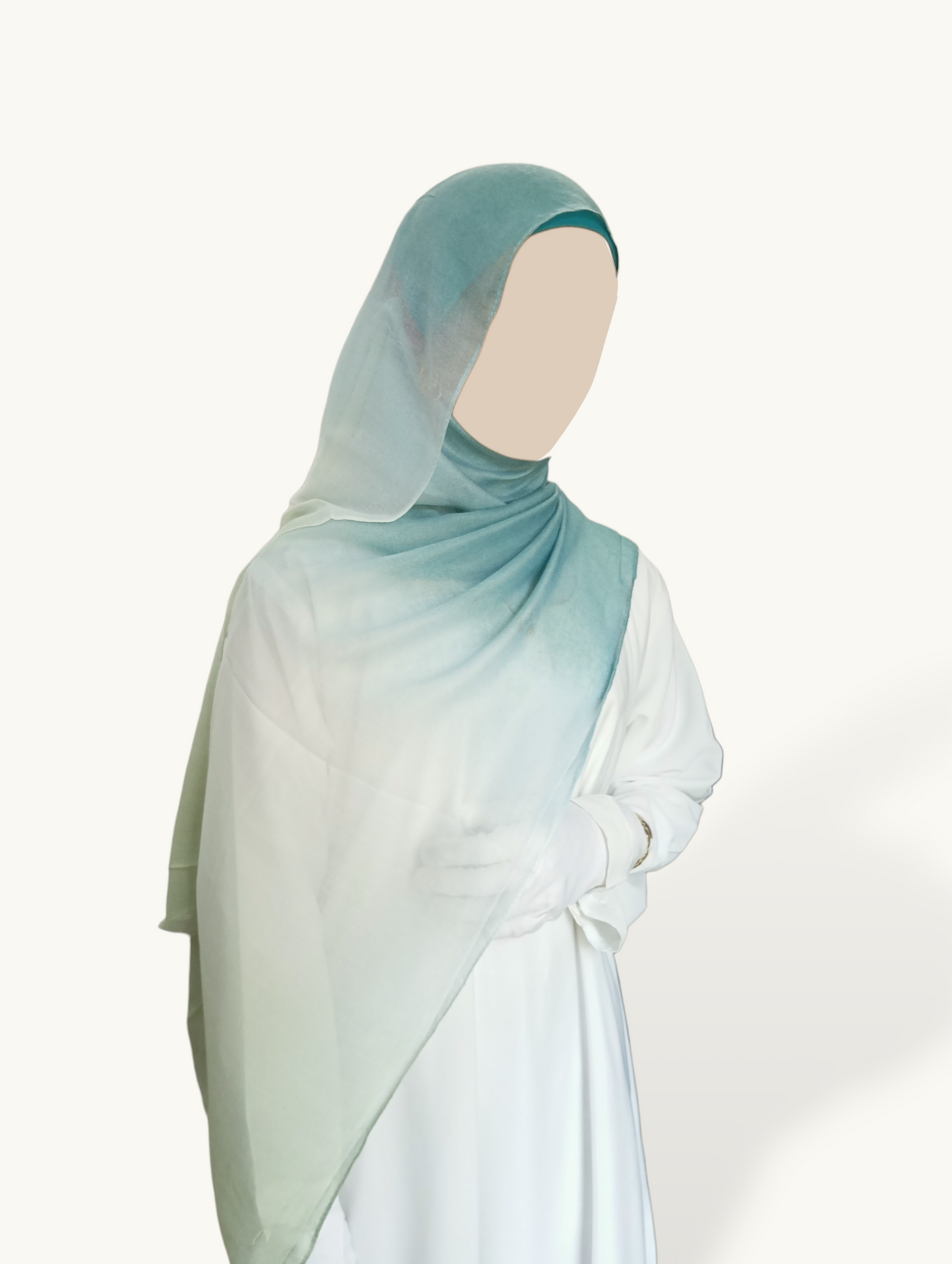 Olive Mist -Ombre Lawn