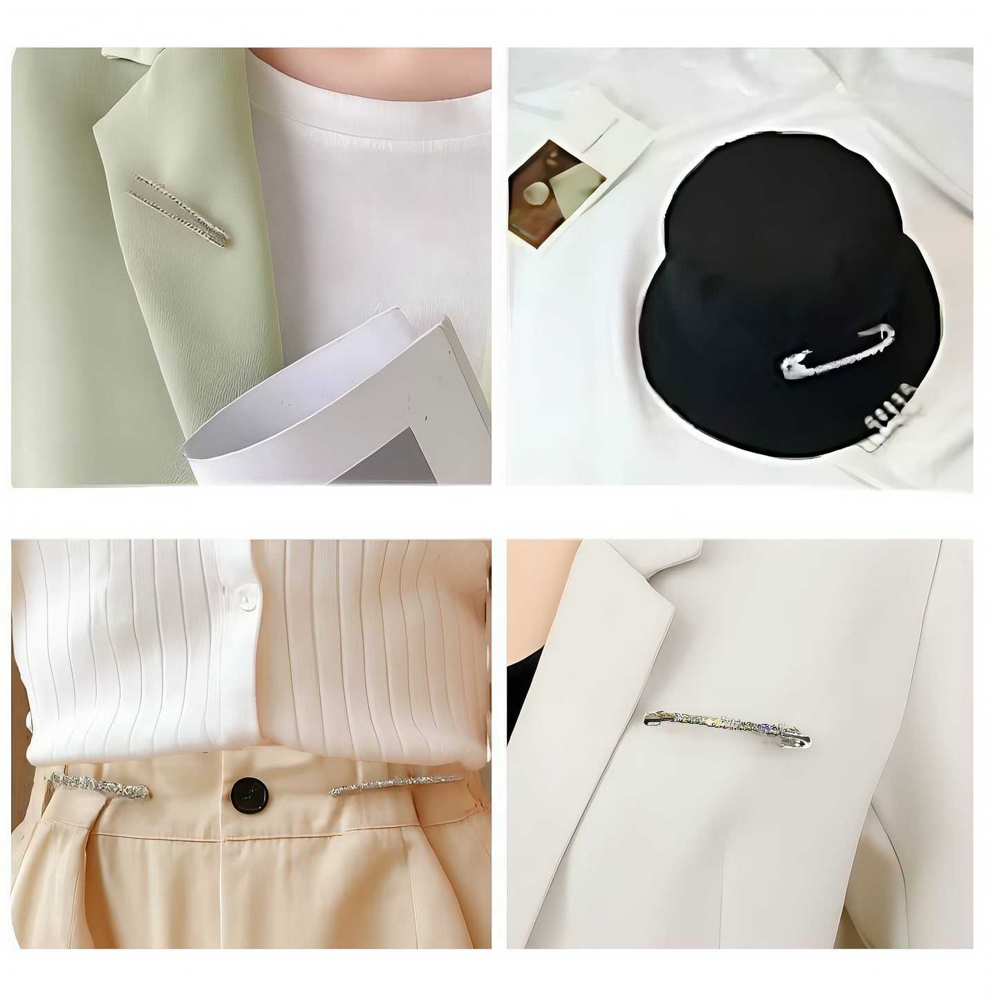 Embellished Safety Pins