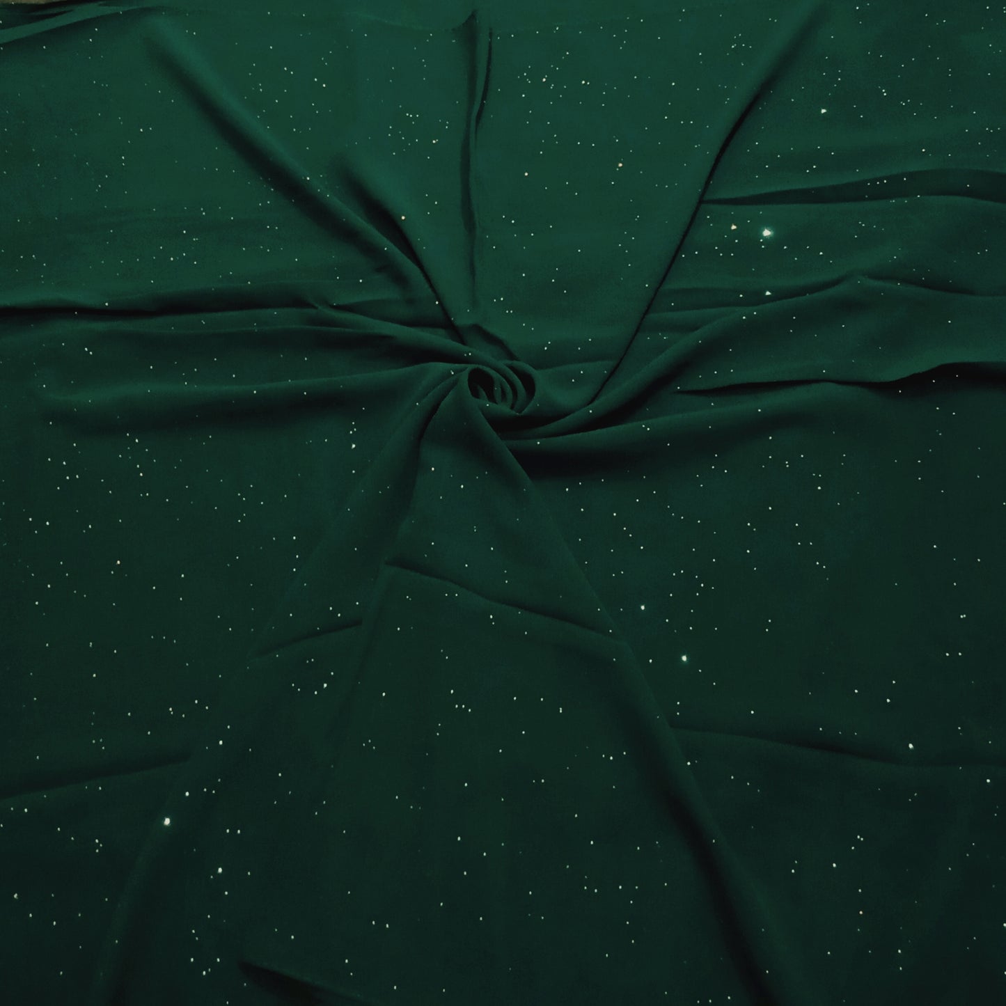 SEAGREEN LUSTER -Glitter georgette