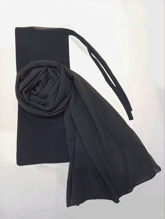 DARK GRAY - Hijab & Niqab set
