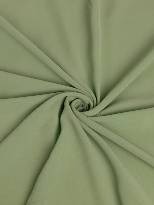 TEA GREEN -chiffon georgette