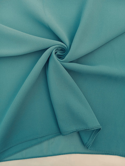 SEA BLUE -chiffon georgette
