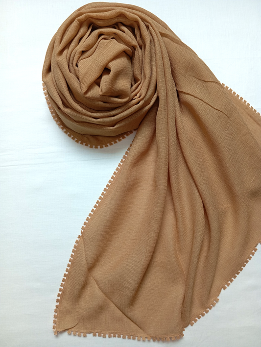 Meadow Caramel  -Viscose Lawn